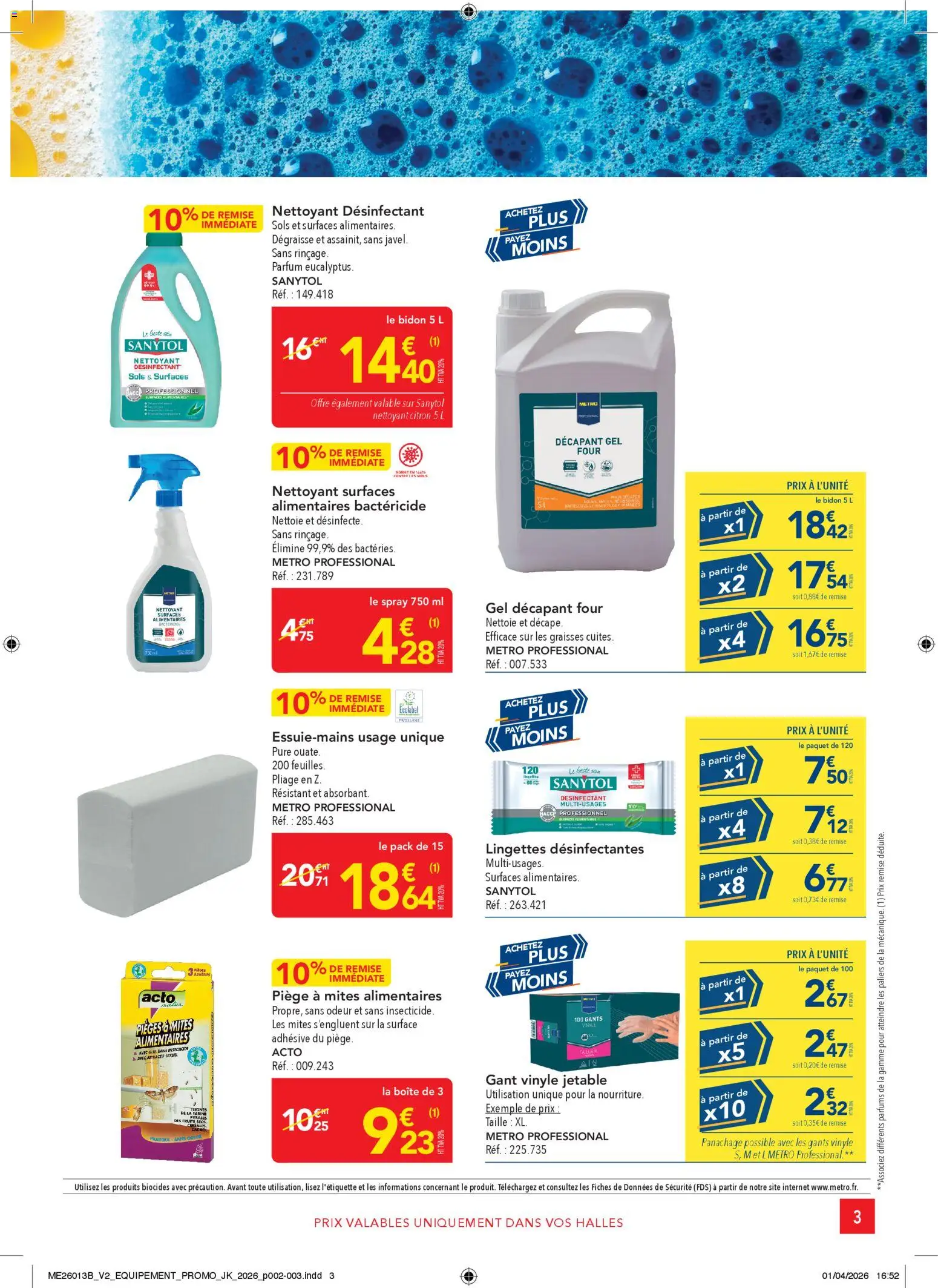 {H1} | Page: 3 | Produits: Citron, Four, Parfum, Gants