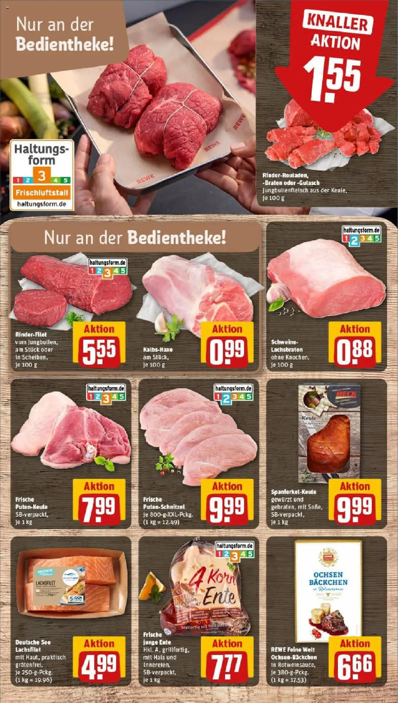 Rewe prospekt Hamburg/Barmbek	 – gültig ab 28.09.2025 | Seite: 14 | Produkte: Rinderfilet, Gulasch, Putenschnitzel, Ente