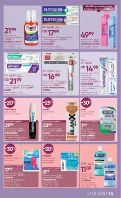 Pogląd oferty "Super-pharm gazetka" - ważna od 08.04.2026 | Strona: 15 | Produkty: Curaprox, Pasta do zębów, Szczoteczka do zębów