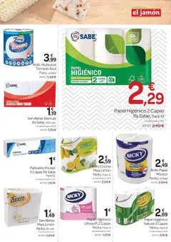 Vista previa Supermercados El Jamón folleto válido desde el 29.01.2026 | Página: 25 | Productos: Jamón, Papel higienico, Cocina