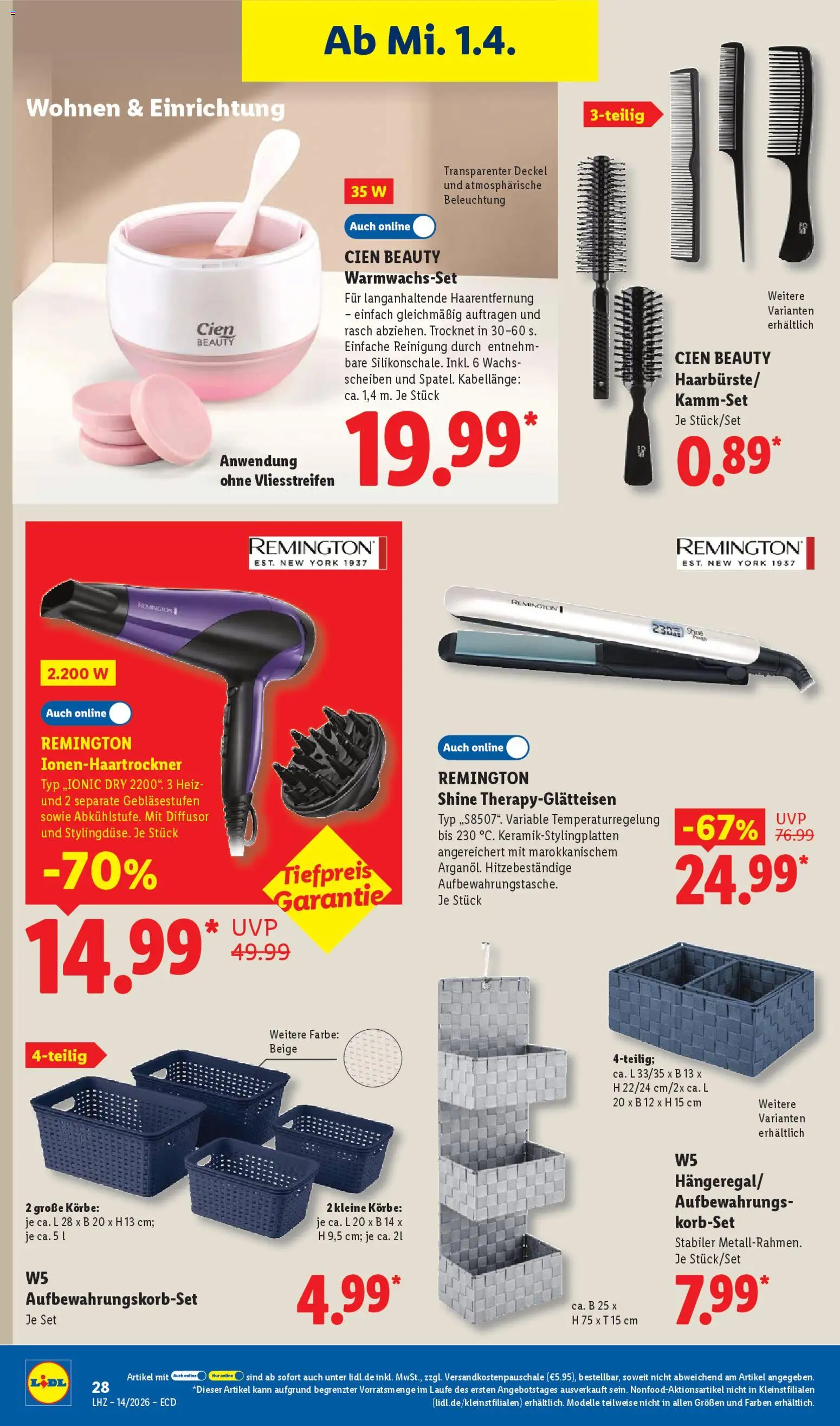 Lidl Německo leták od 30.03.2026 | Strana: 52 | Produkty: Cien