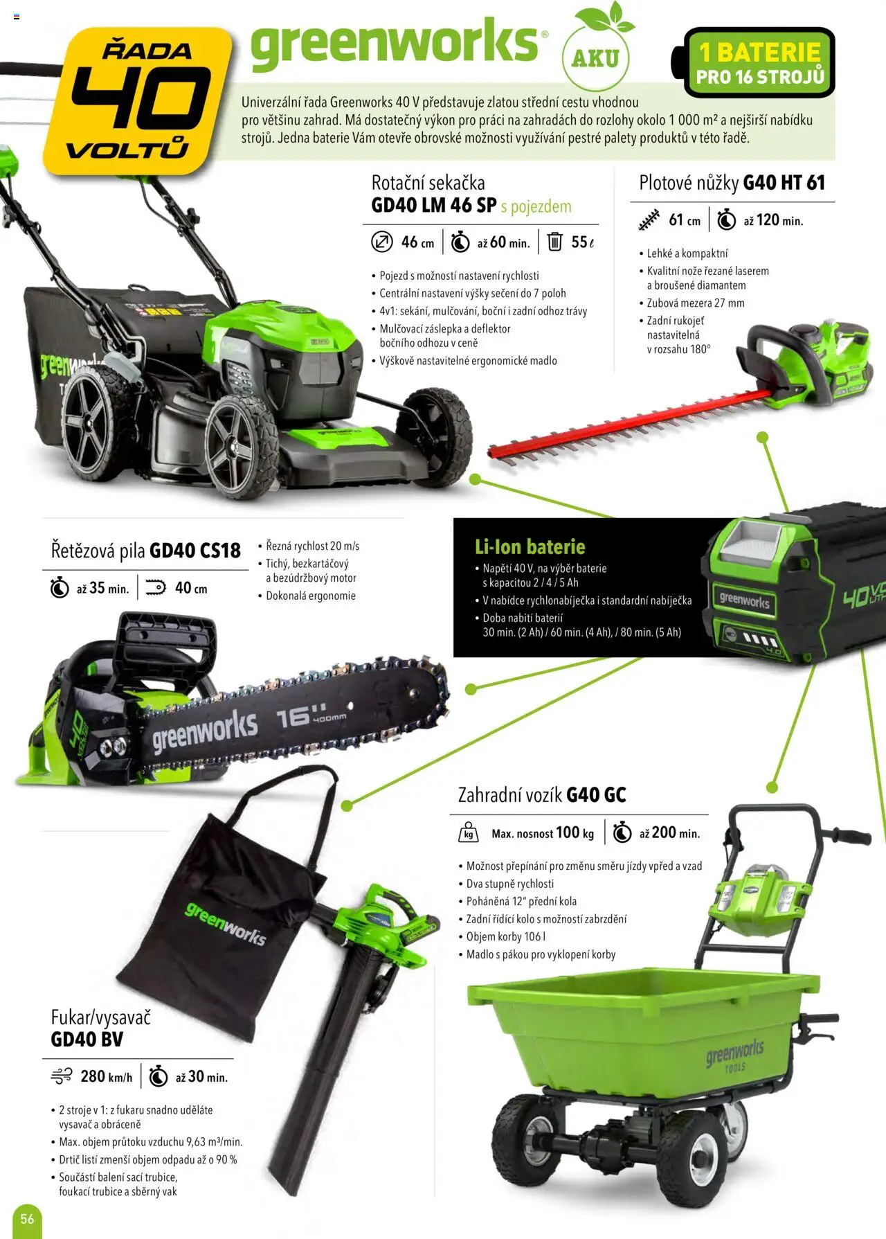 Mountfield katalog 2025 od 16.04.2025 | Strana: 56 | Produkty: Nože, Kolo, Madlo, Baterie