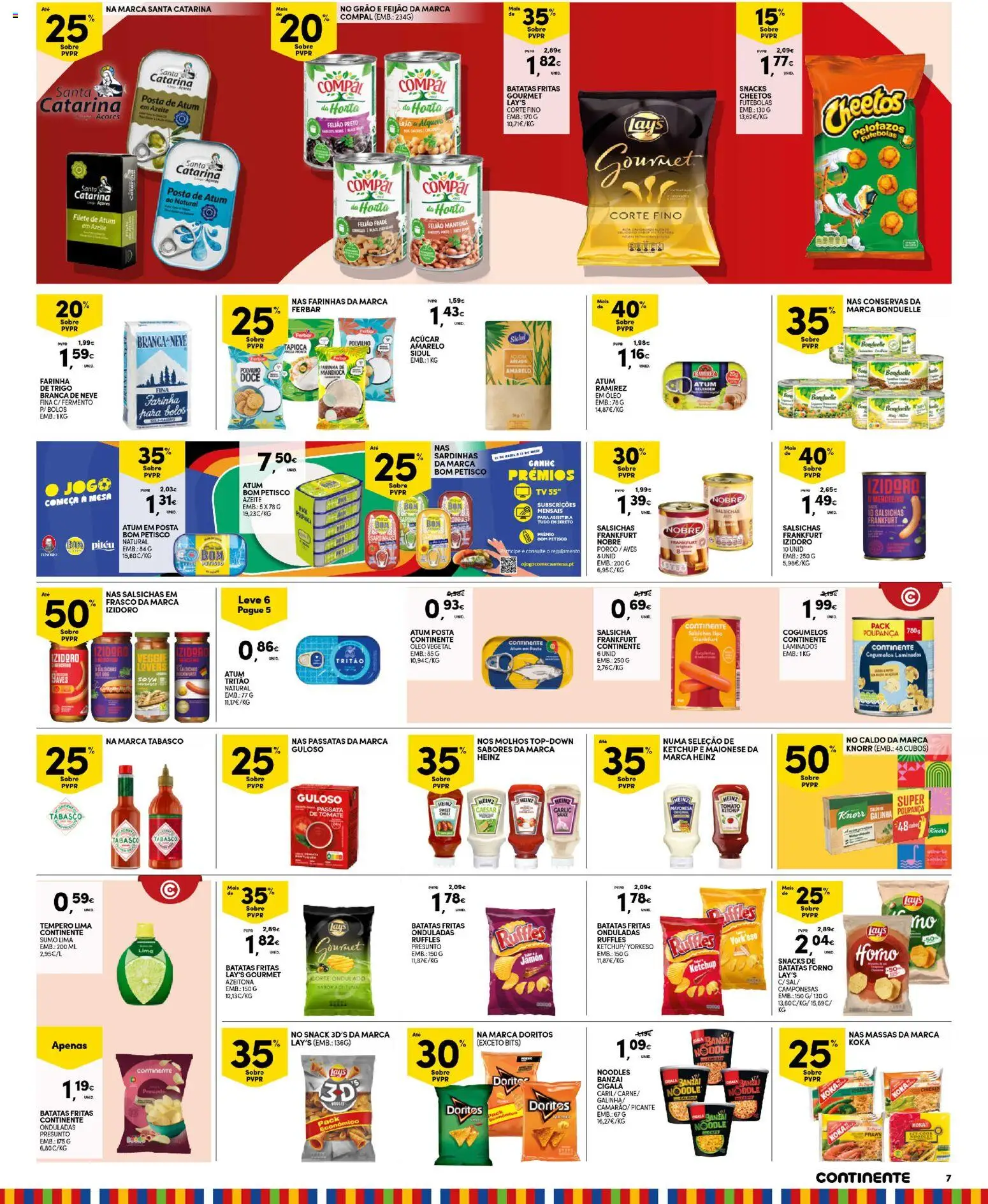 Continente Madeira │ válido de 21.04.2026 | Página: 7 | Produtos: Óleo, Maionese, Ketchup, Batatas fritas