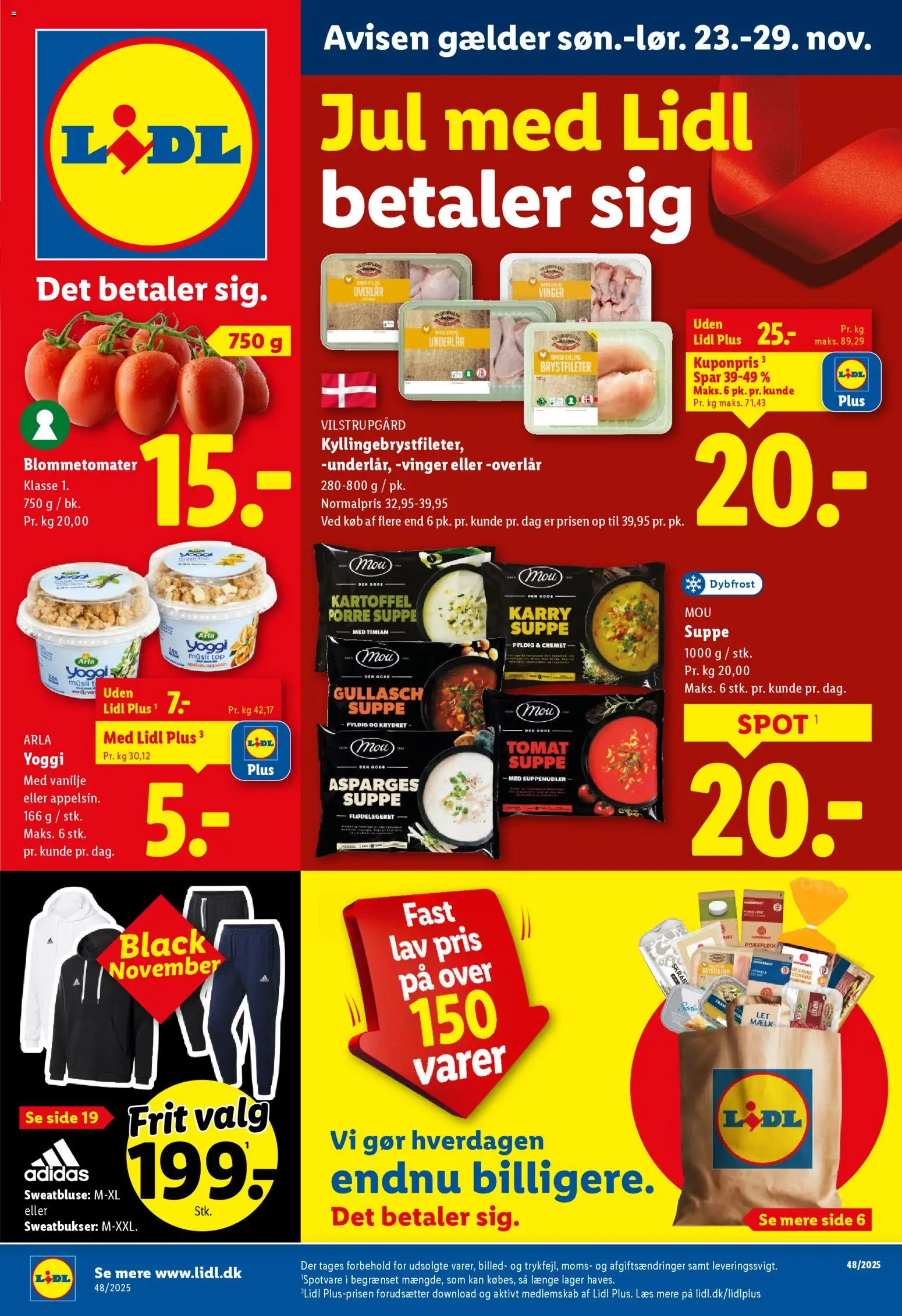 Lidl tilbudsavis – gyldig fra 23.11.2025 | Side: 1 | Produkter: Karry, Vanilje, Søm, Lingerie