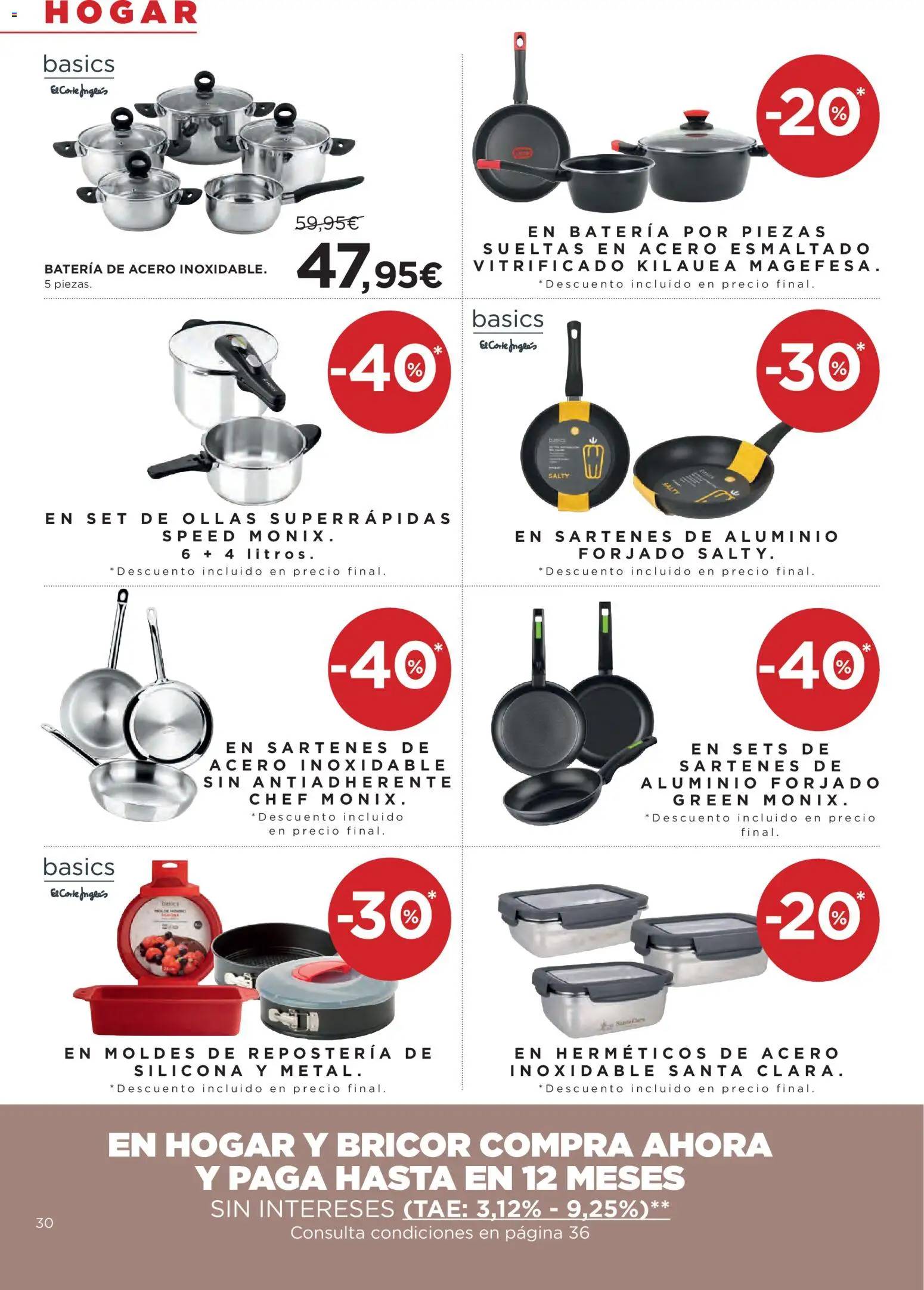 Hipercor catálogo │ válido desde el 12.02.2026 | Página: 30 | Productos: Horno, Batería