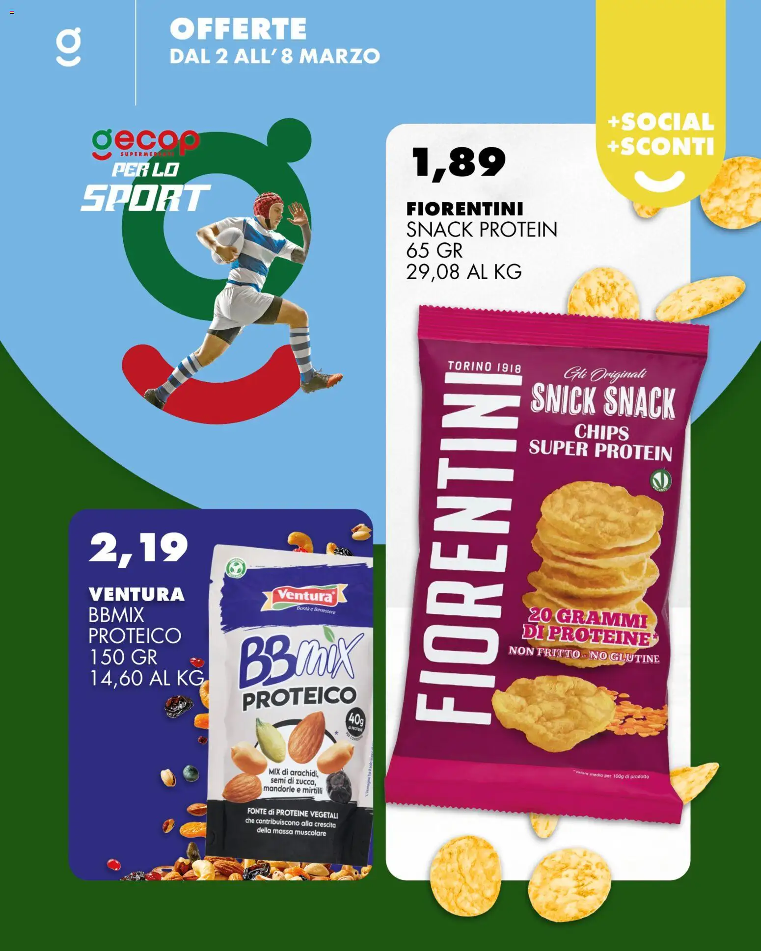 Volantino GECOP del 02.03.2026 | Pagina: 2 | Prodotti: Mandorle, Mirtilli