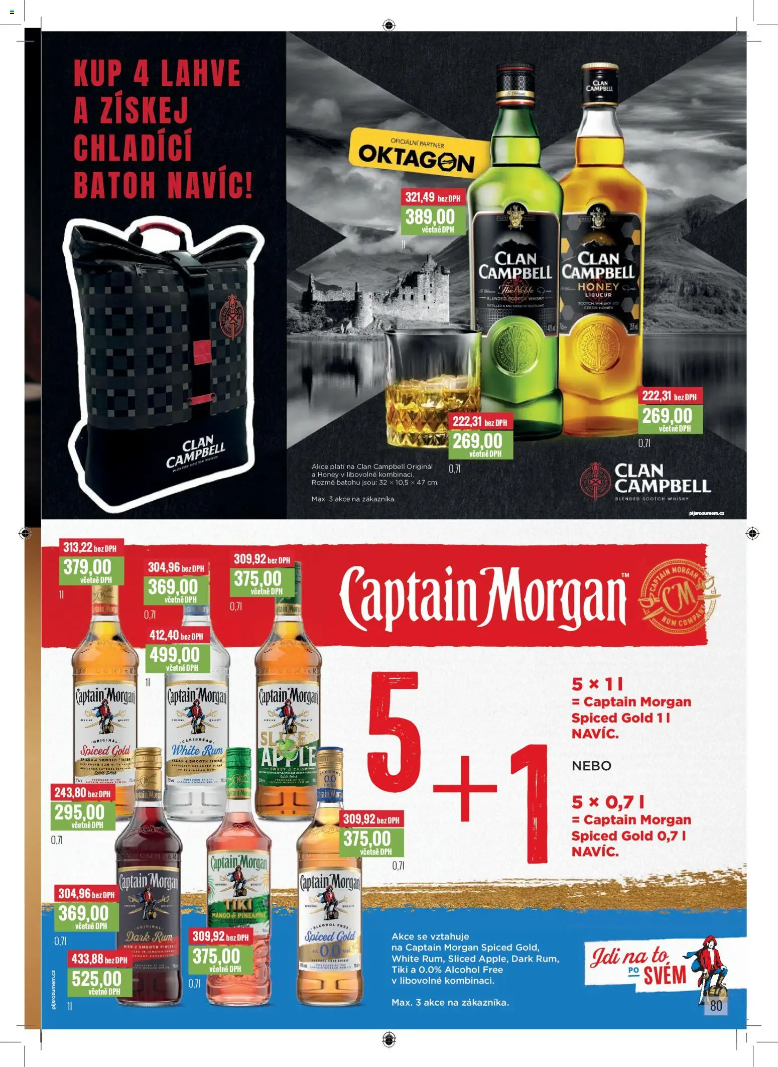 Ratio leták od 01.11.2025 | Strana: 81 | Produkty: Rum, Batoh, Apple, Captain Morgan