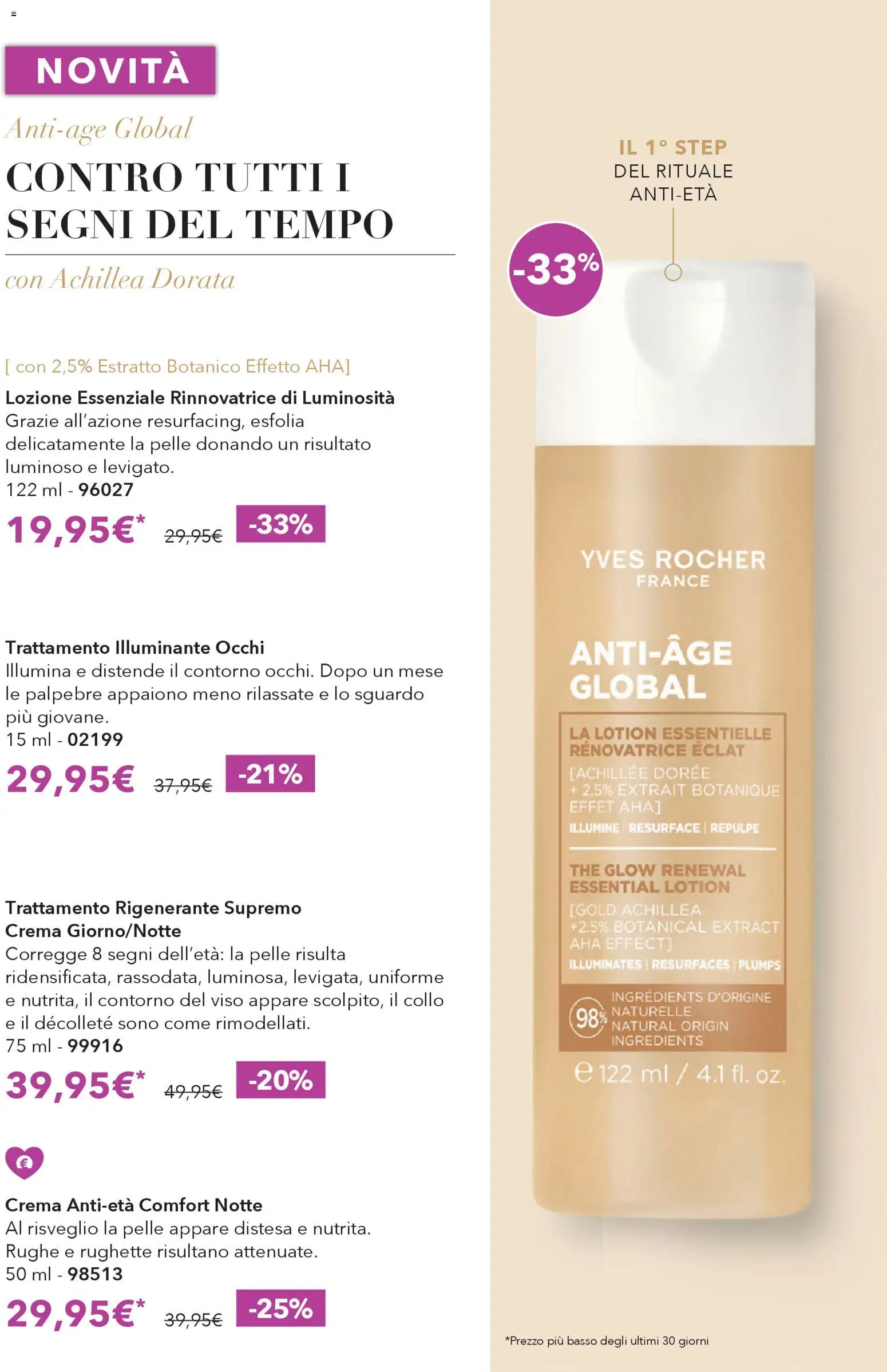 Volantino Yves Rocher del 02.04.2026 | Pagina: 26 | Prodotti: Illuminante, Crema, The