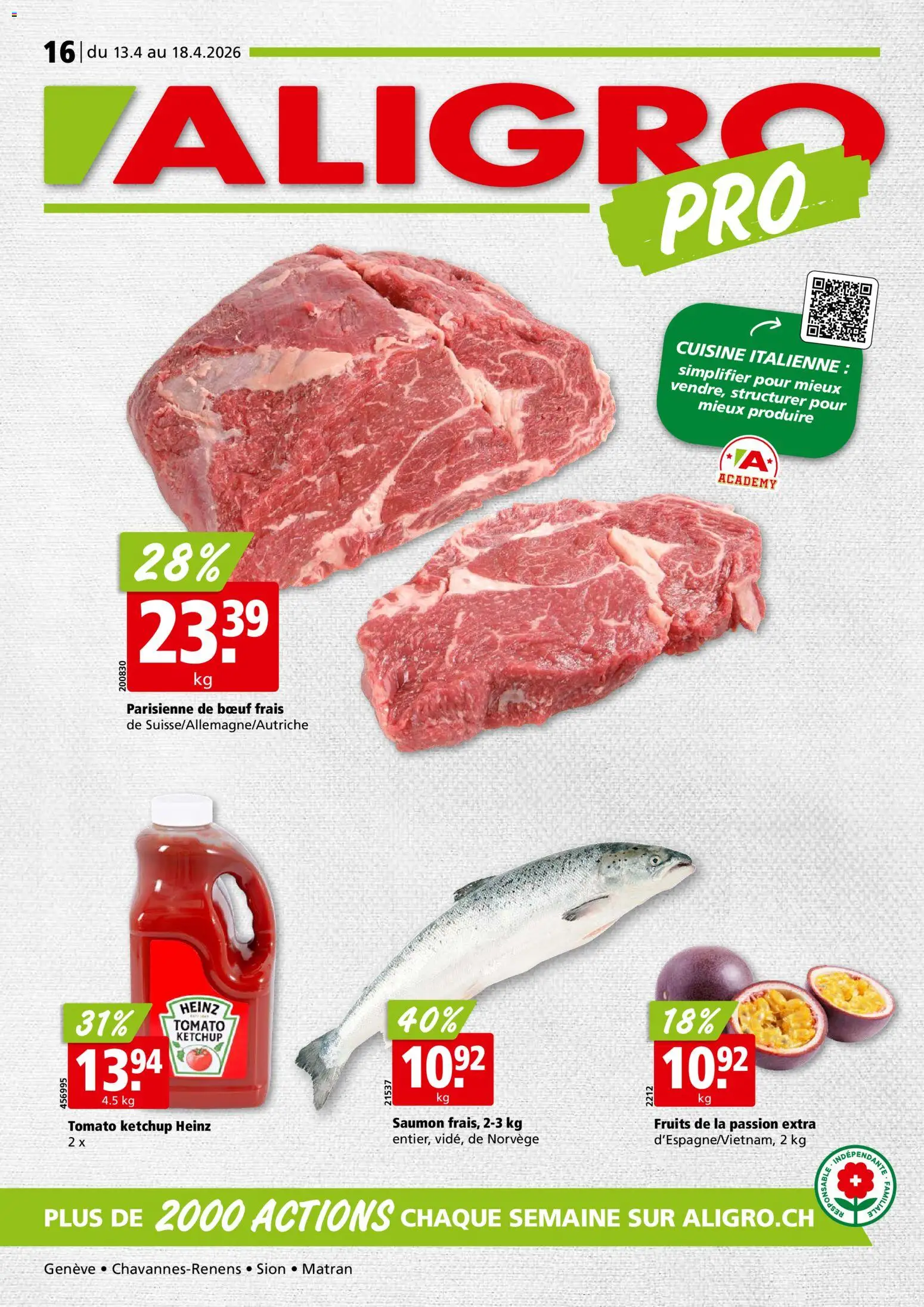 Aligro aktionen – gültig ab 13.04.2026 | Seite: 1 | Produkte: Ketchup