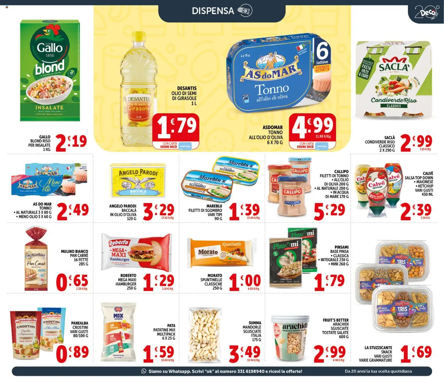 Volantino Decò del 21.04.2026 | Pagina: 13 | Prodotti: Patatine, Peperoncino, Aperitivo, Farro