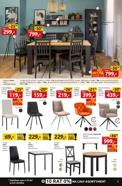 Pogląd oferty "Black Red White Black Friday" - ważna od 30.10.2025 | Strona: 3 | Produkty: Komoda, Stół, Krzesło, Witryna