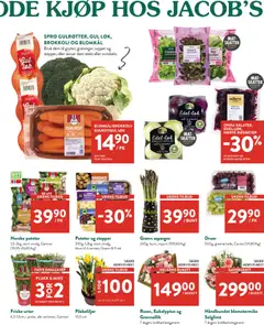 Forhåndsvisning av Jacobs kundeavis gyldig fra 19.03.2026 | Side: 7 | Produkter: Gulrot, Brokkoli, Суміш дитяча, Rødløk