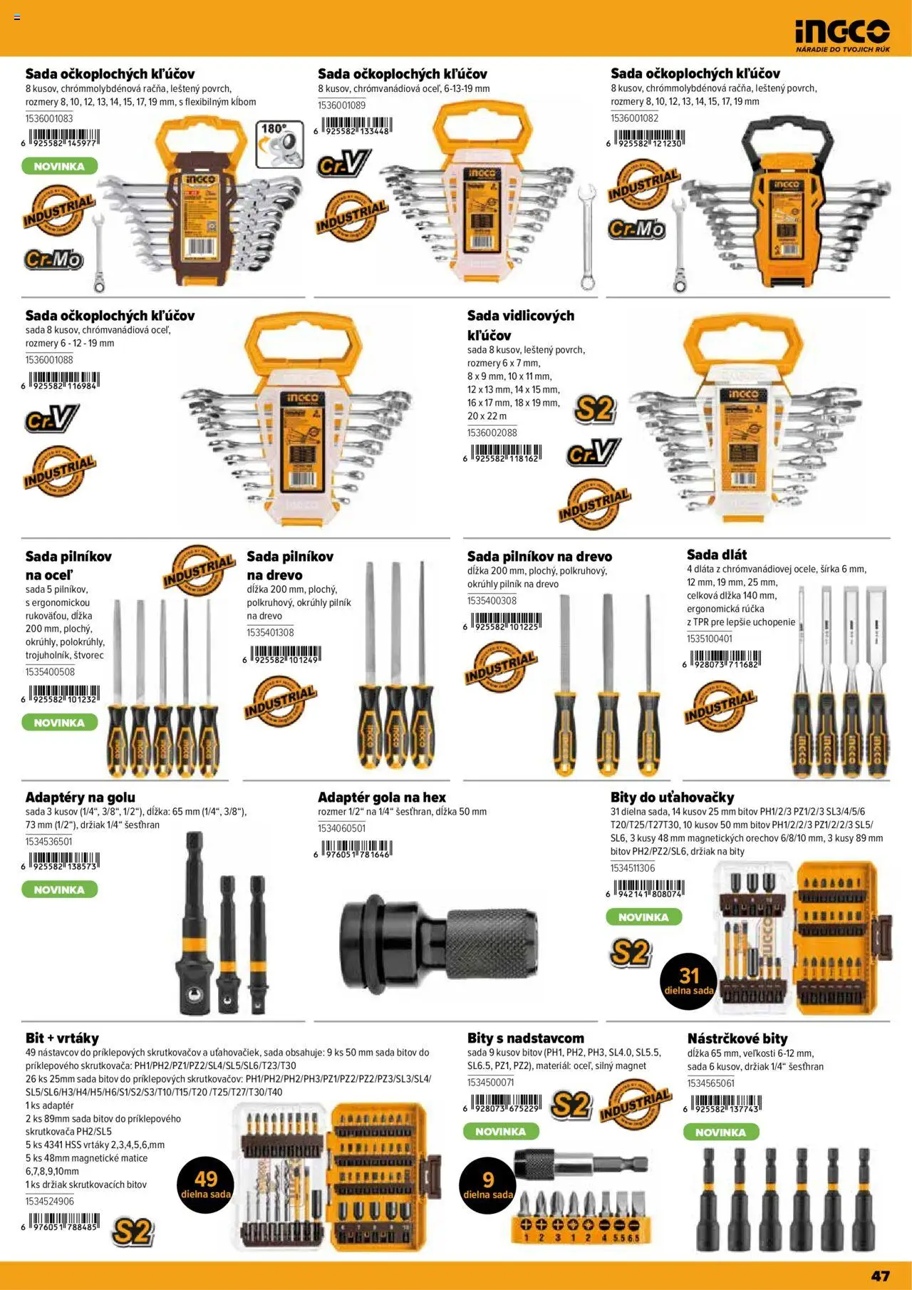 Nové Kinekus akcie – leták je platný od 28.04.2025 | Strana: 47 | Produkty: Náradie, Adaptér