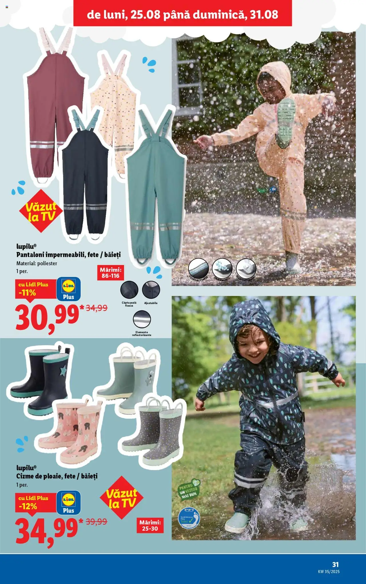 Catalog Lidl – valabil de la 25.08.2025 | Pagină: 31 | Produse: Pantaloni