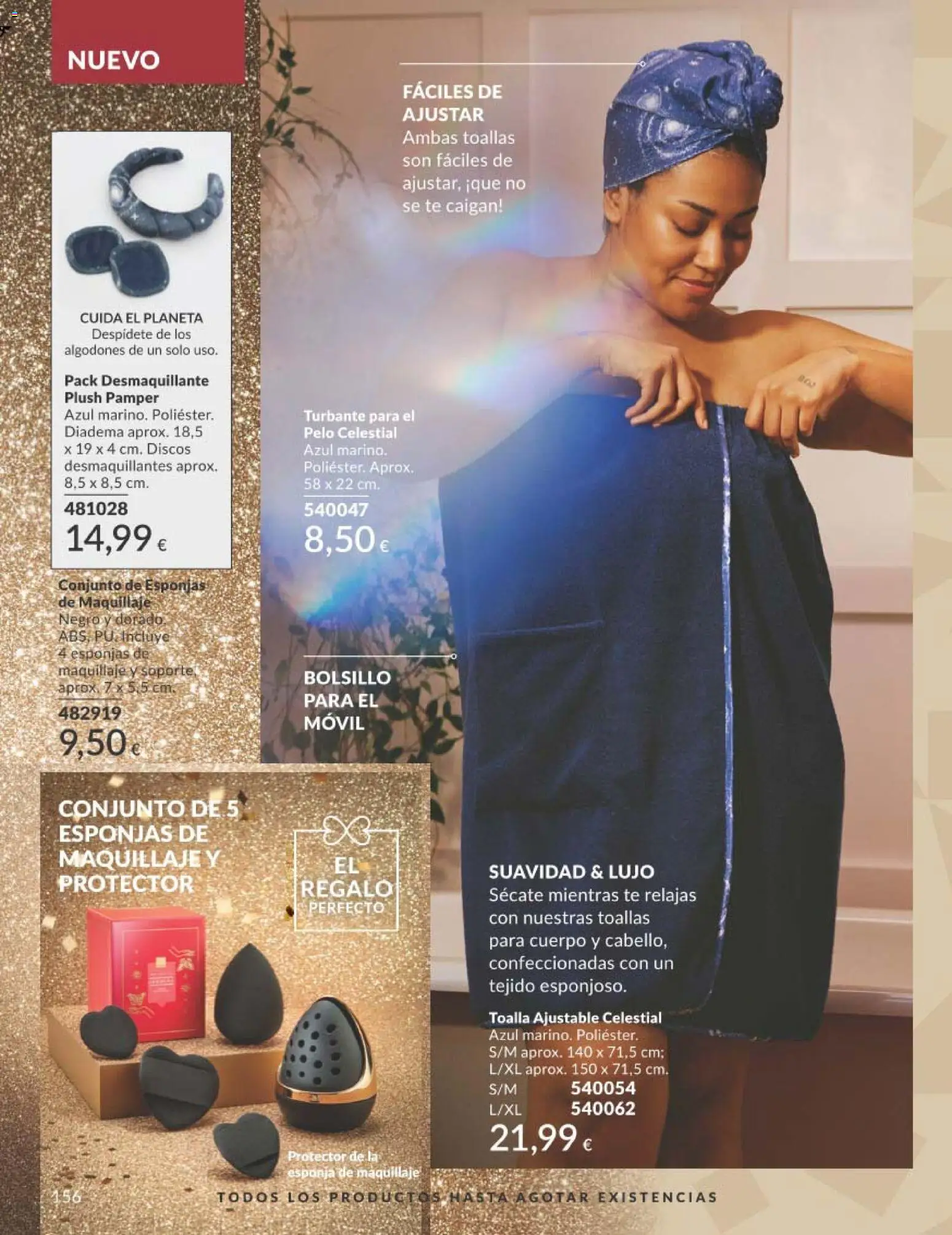 Catálogo AVON campaña 11 Black Friday │ válido desde el 01.11.2025 | Página: 156 | Productos: Esponja, Maquillaje, Té