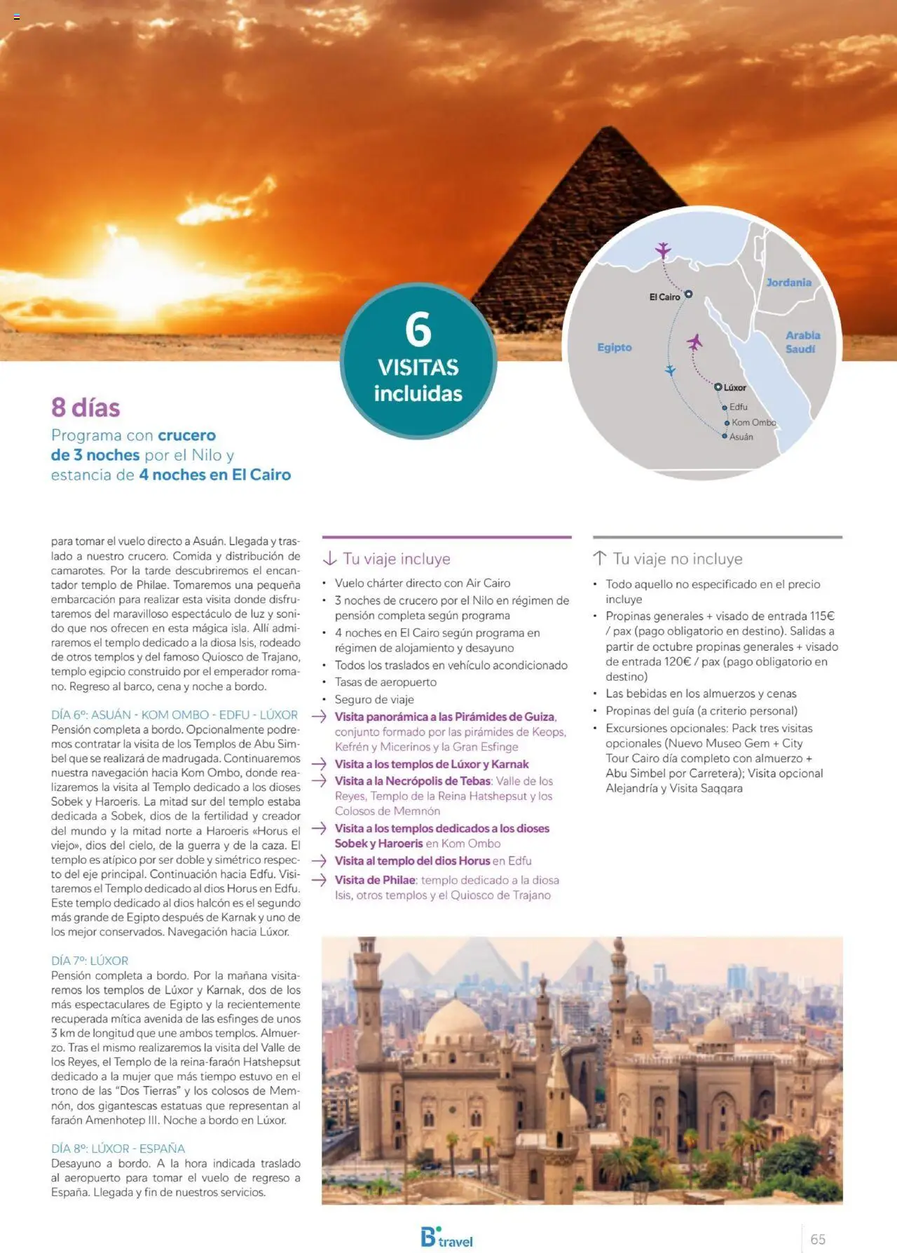B the travel brand Egipto │ válido desde el 01.07.2025 | Página: 65