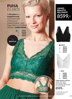 Avon akciós ujság - amely érvényes a következő dátumtól: 01.09.2025 | Oldal: 159 | Termékek: Fehérnemű, Melltartó