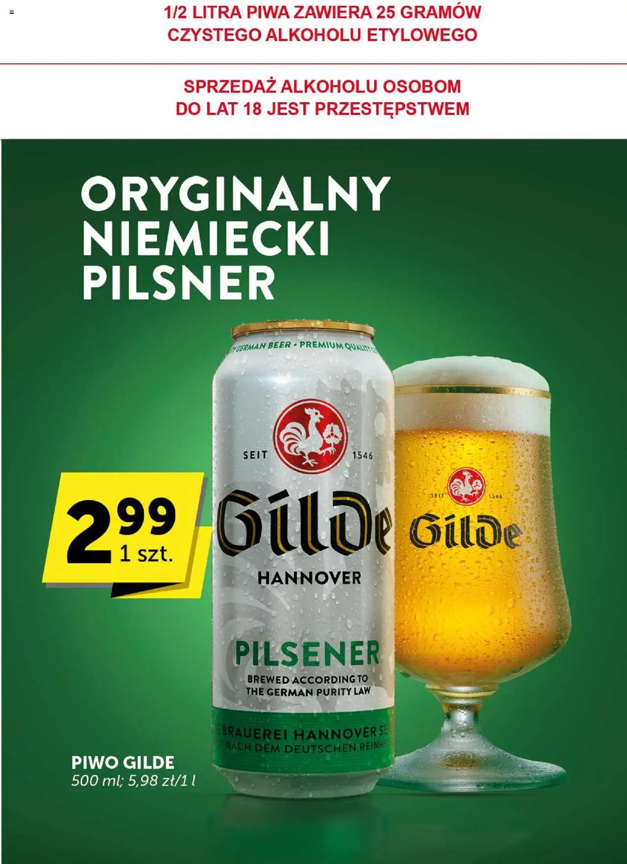 Groszek Gazetka - Market od 07.08.2025 | Strona: 35 | Produkty: Piwo