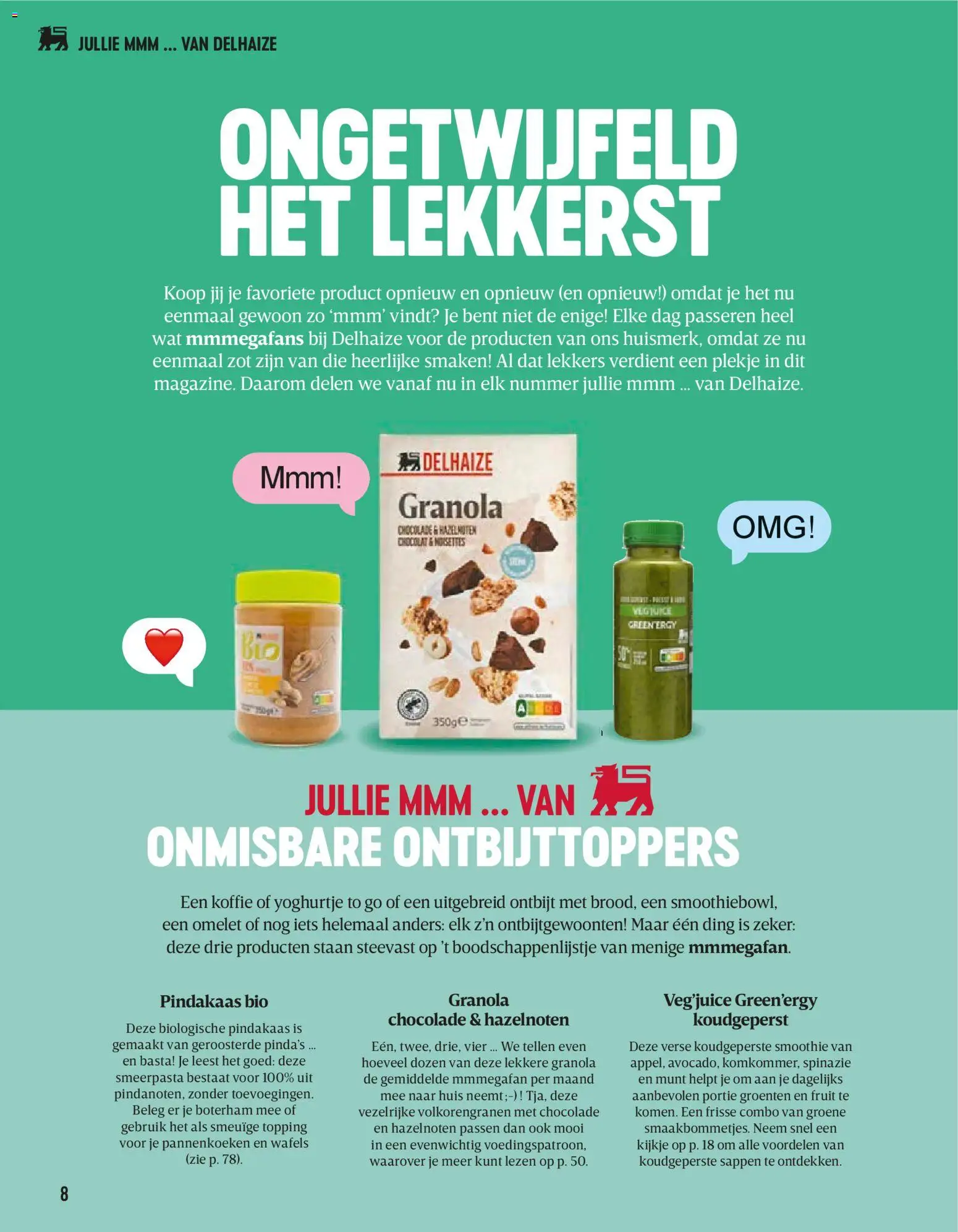 {H1} | Pagina: 8 | Producten: Noten, Wafels, Fruit, Munt