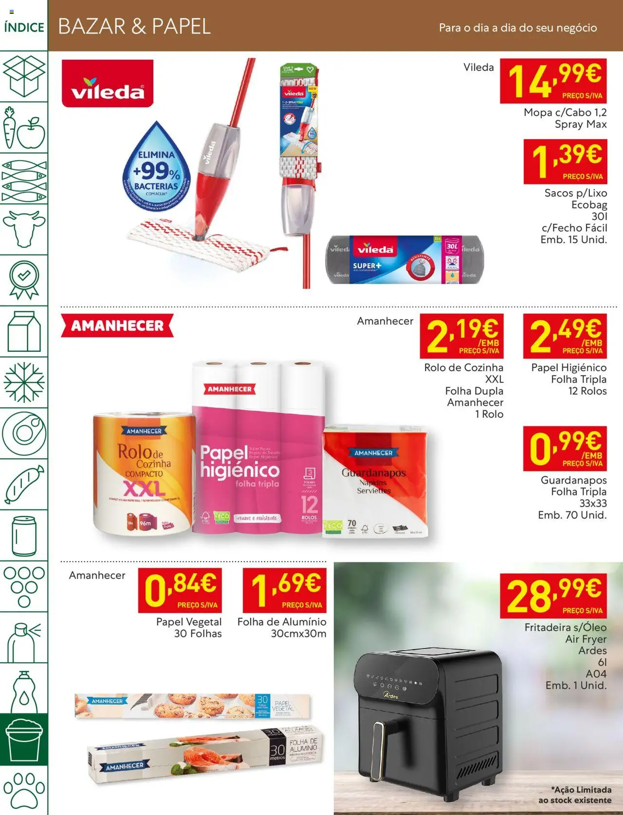 Recheio folheto │ válido de 22.07.2025 | Página: 46 | Produtos: Air fryer, Papel higiénico, Guardanapos