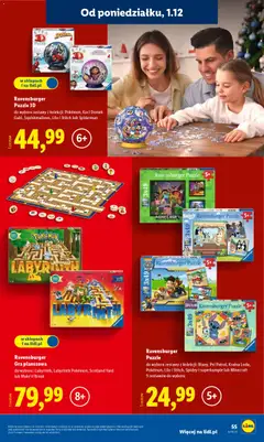 Pogląd oferty "Ravensburger Gra planszowa, do wyboru: Labyrinth, Labyrinth Pokémon, Scotland Yard lub Make'n'Break" - ważna od 03.11.2025 | Strona: 55 | Produkty: Gra