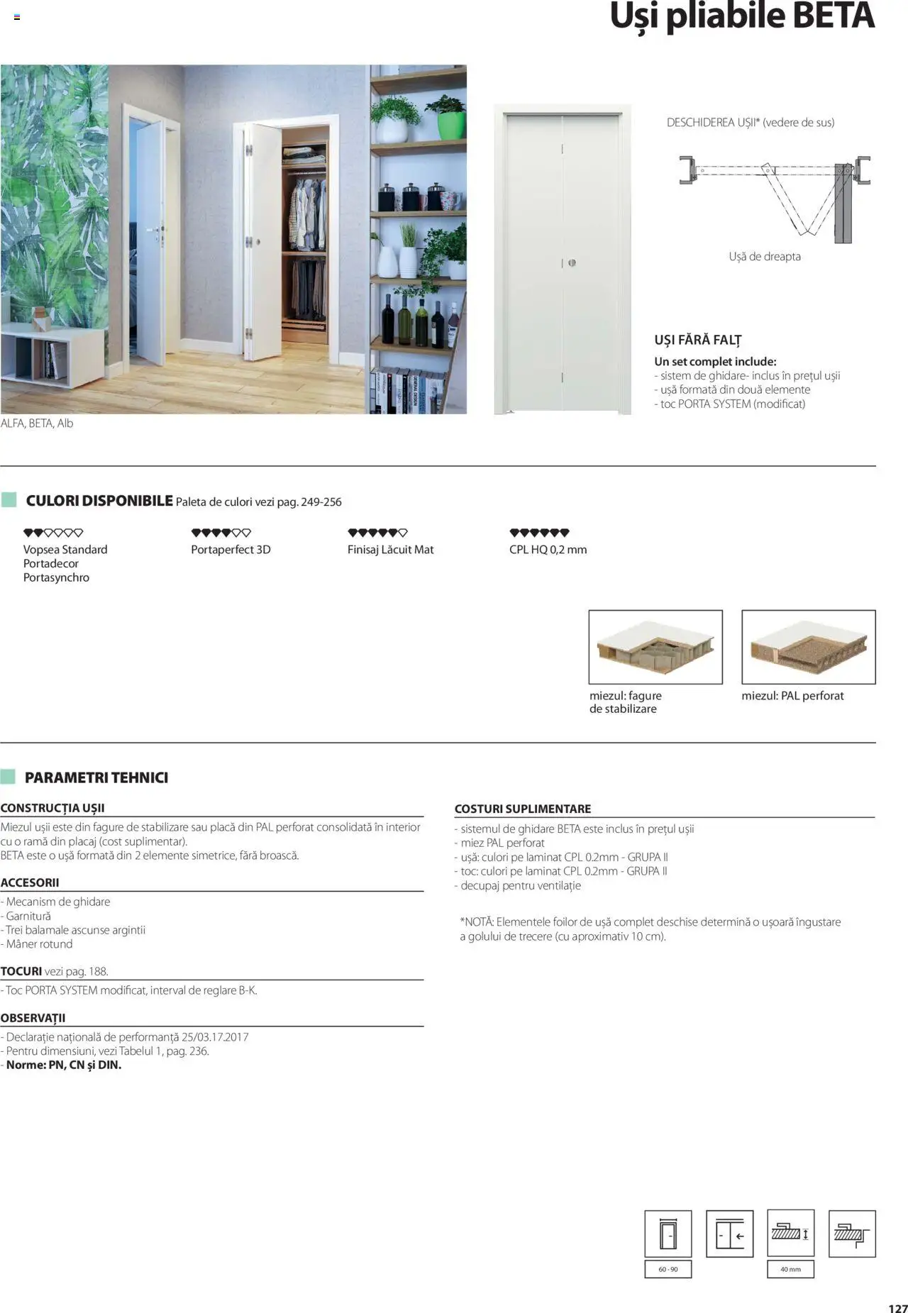 Catalog Proges – valabil de la 01.05.2025 | Pagină: 127 | Produse: Vopsea, Mâner, Ușă