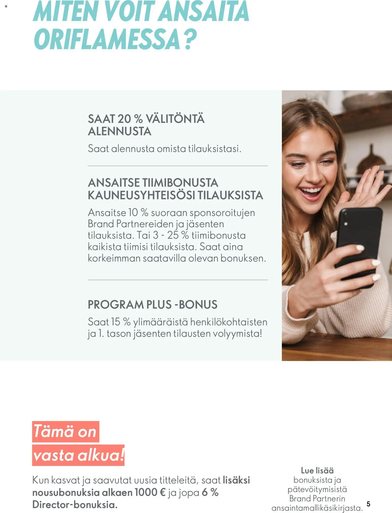 Oriflame - Täydellinen Startti – voimassa 01.01.2026 alkaen | Sivu: 5