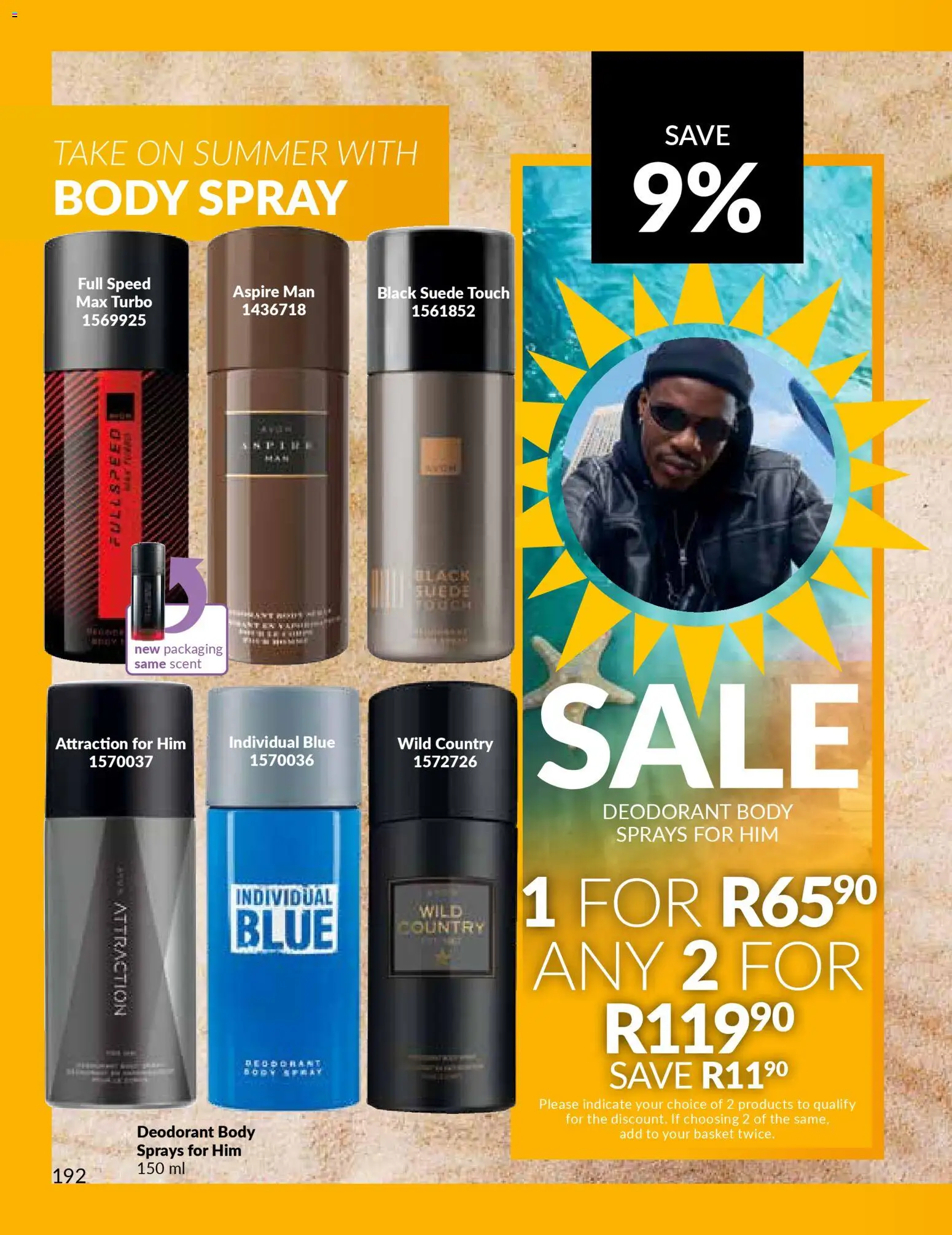 New Avon catalogue – valid from 31.01.2026 | Page: 192 | Products: Basket, Body spray, Deodorant