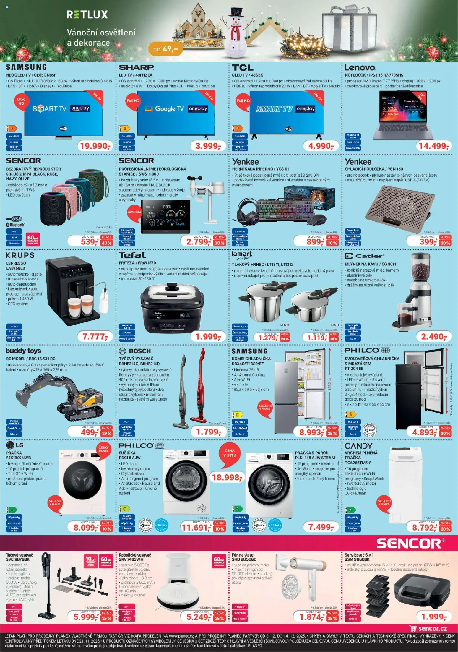 Planeo Elektro leták od 08.12.2025 | Strana: 8 | Produkty: Apple, Čerpadlo, Dekorace, Kartáč