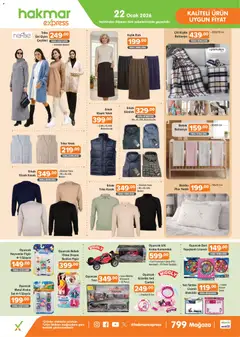 22.01.2026 tarihinden itibaren geçerli olan Hakmar Express kataloğu önizlemesi | Sayfa: 2 | Ürünler: Battaniye, Pil, Yazı tahtası, Gömlek