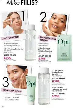 Oriflame-mainoslehti voimassa 01.04.2026 alkaen | Sivu: 40 | Tuotteet: Kuorinta, Misellivesi