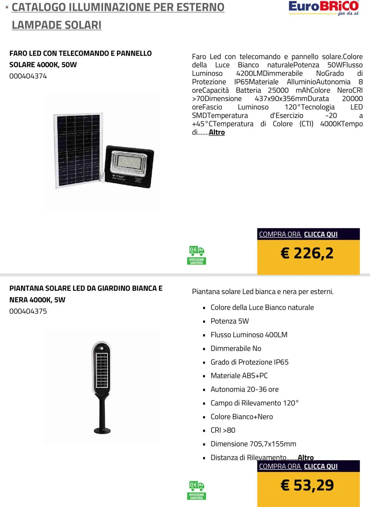 Volantino Eurobrico del 23.07.2025 | Pagina: 16 | Prodotti: Telecomando, Batteria
