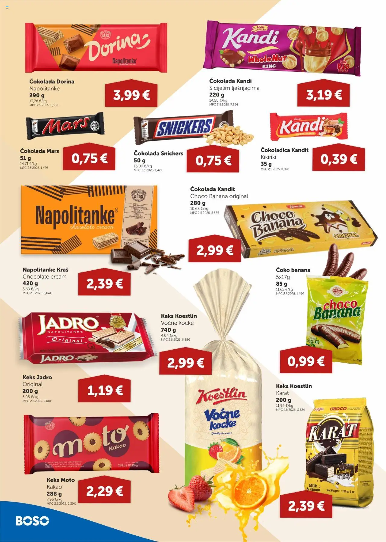 Boso katalog | vrijedi od 31.07.2025 | Stranica: 8 | Proizvodi: Dorina, Keks, Kikiriki, Kakao
