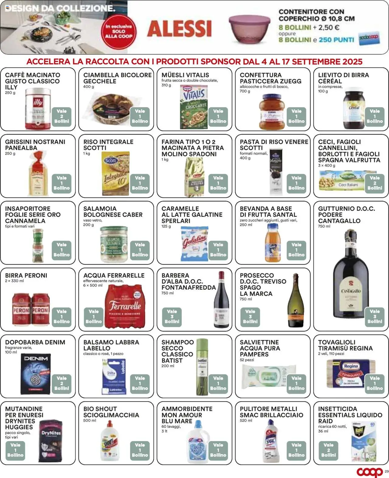 Volantino COOP del 04.09.2025 | Pagina: 29 | Prodotti: Shampoo, Balsamo, Birra, Insetticida