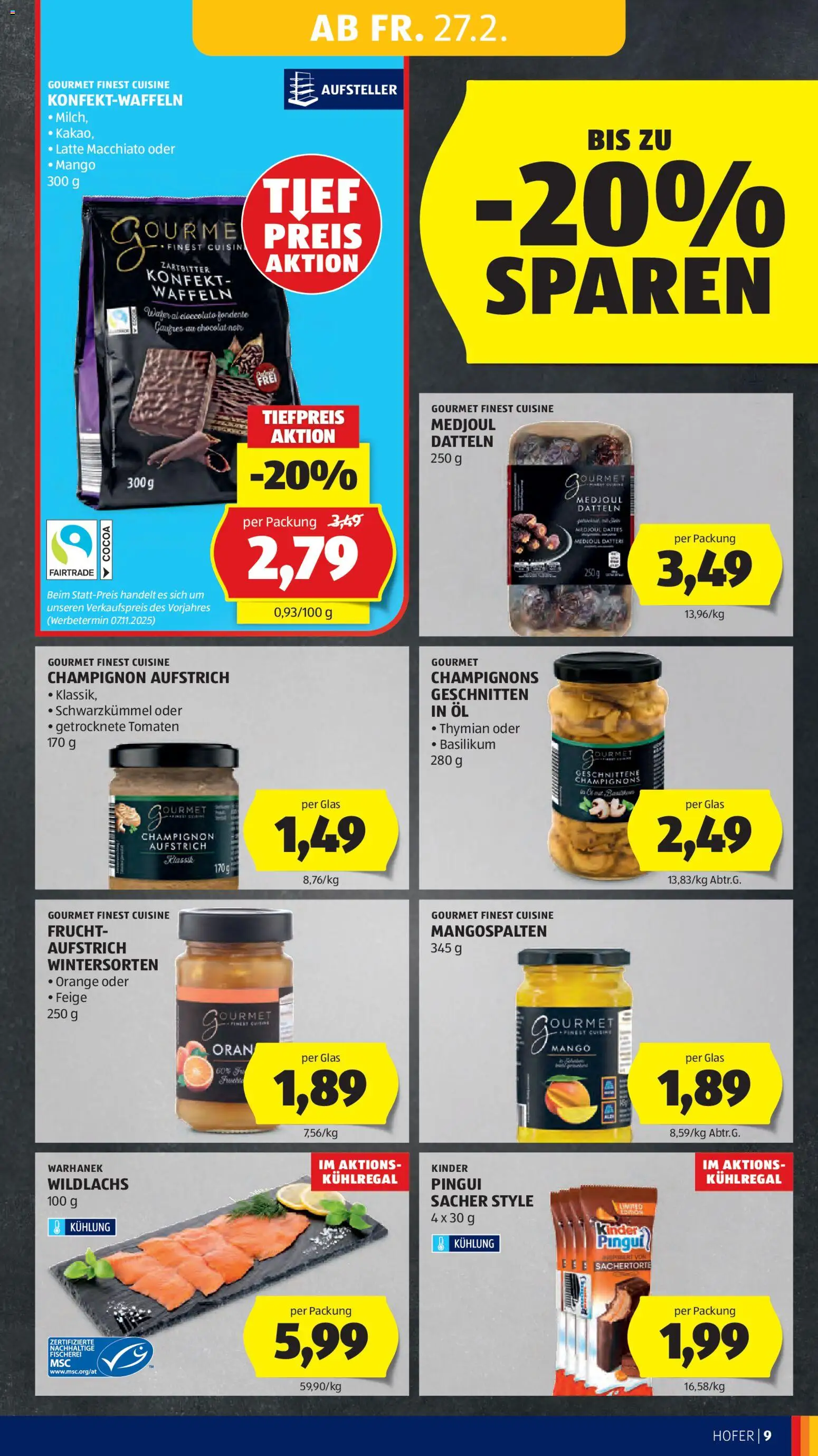 Hofer Flugblatt gültig ab 25.02.2026 | Seite: 11 | Produkte: Mango, Rum, Öl, Tomaten