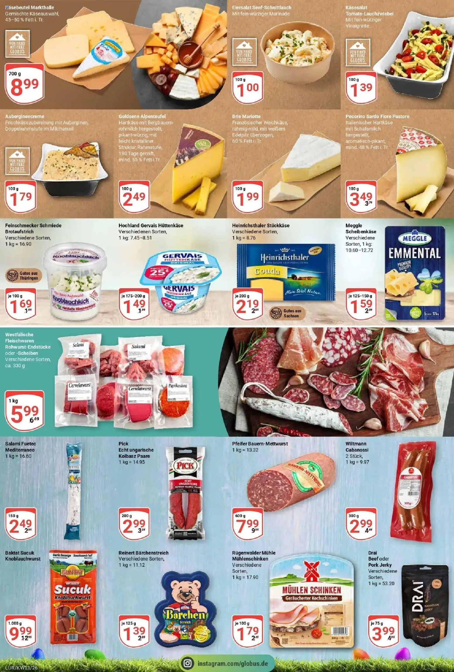 Globus prospekt Hamburg	 – gültig ab 23.03.2026 | Seite: 12 | Produkte: Mühle, Gouda, Salami, Schinken