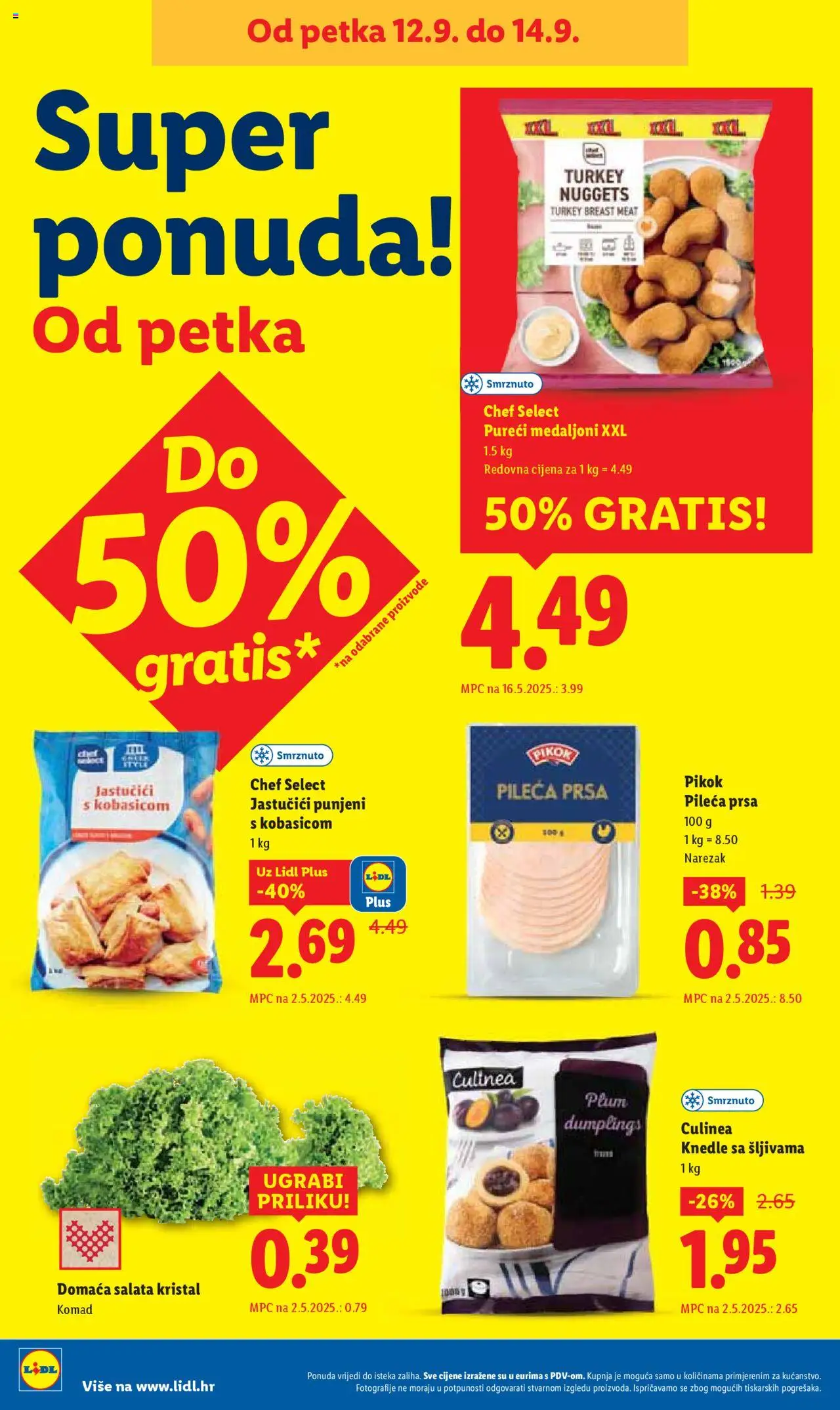 Lidl katalog | vrijedi od 08.09.2025 | Stranica: 76 | Proizvodi: Narezak, Salata, Pileća prsa