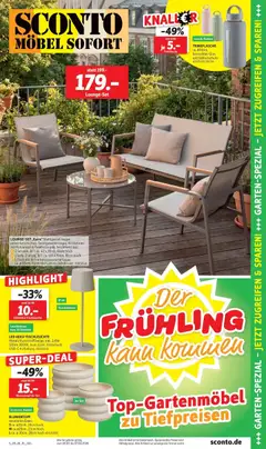 Sconto Prospekt Garten-spezial Erfurt  ab 18.03.2026 gültig