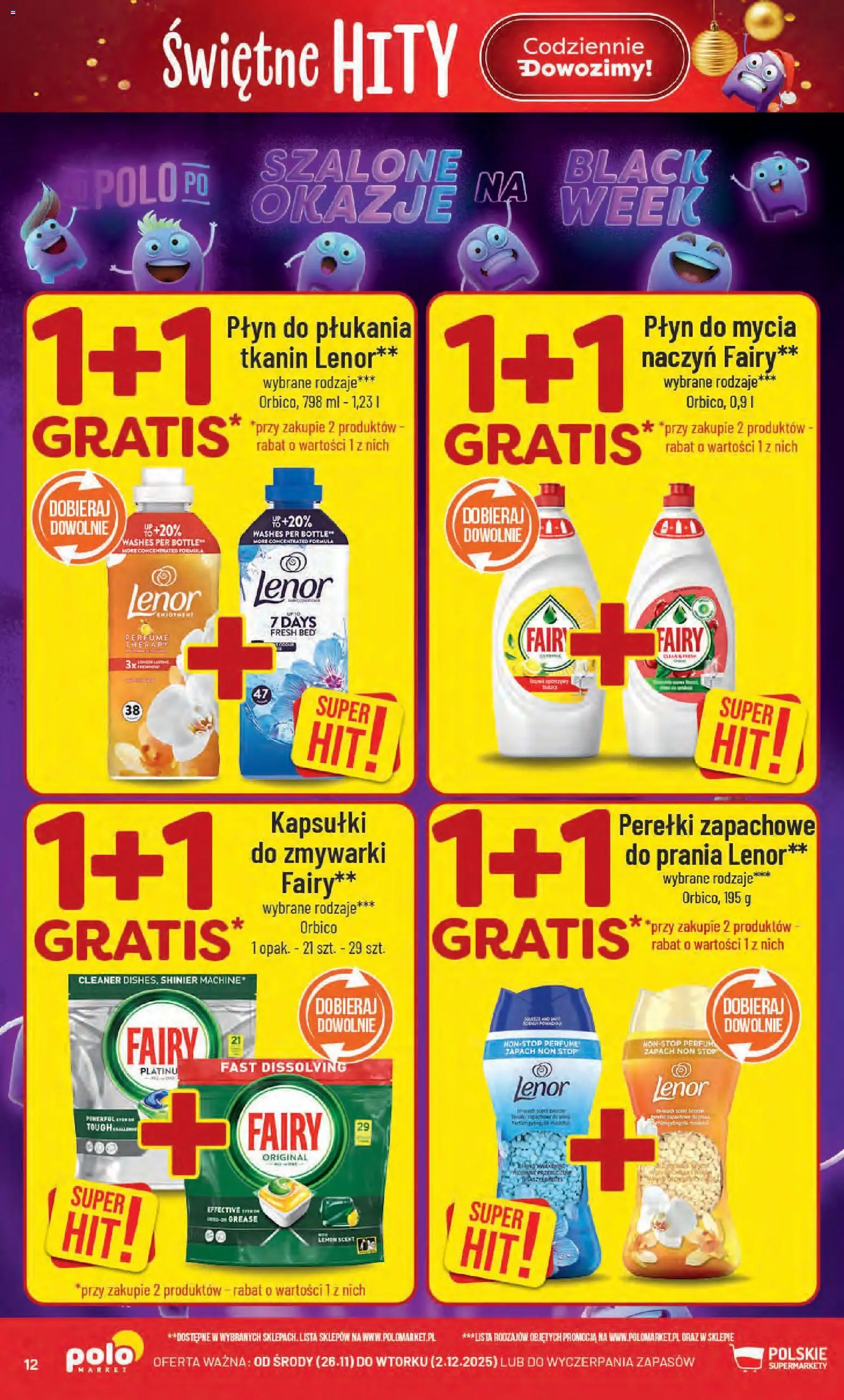 POLOmarket Black Friday od 26.11.2025 | Strona: 12 | Produkty: Cleaner, Zapach, Fairy
