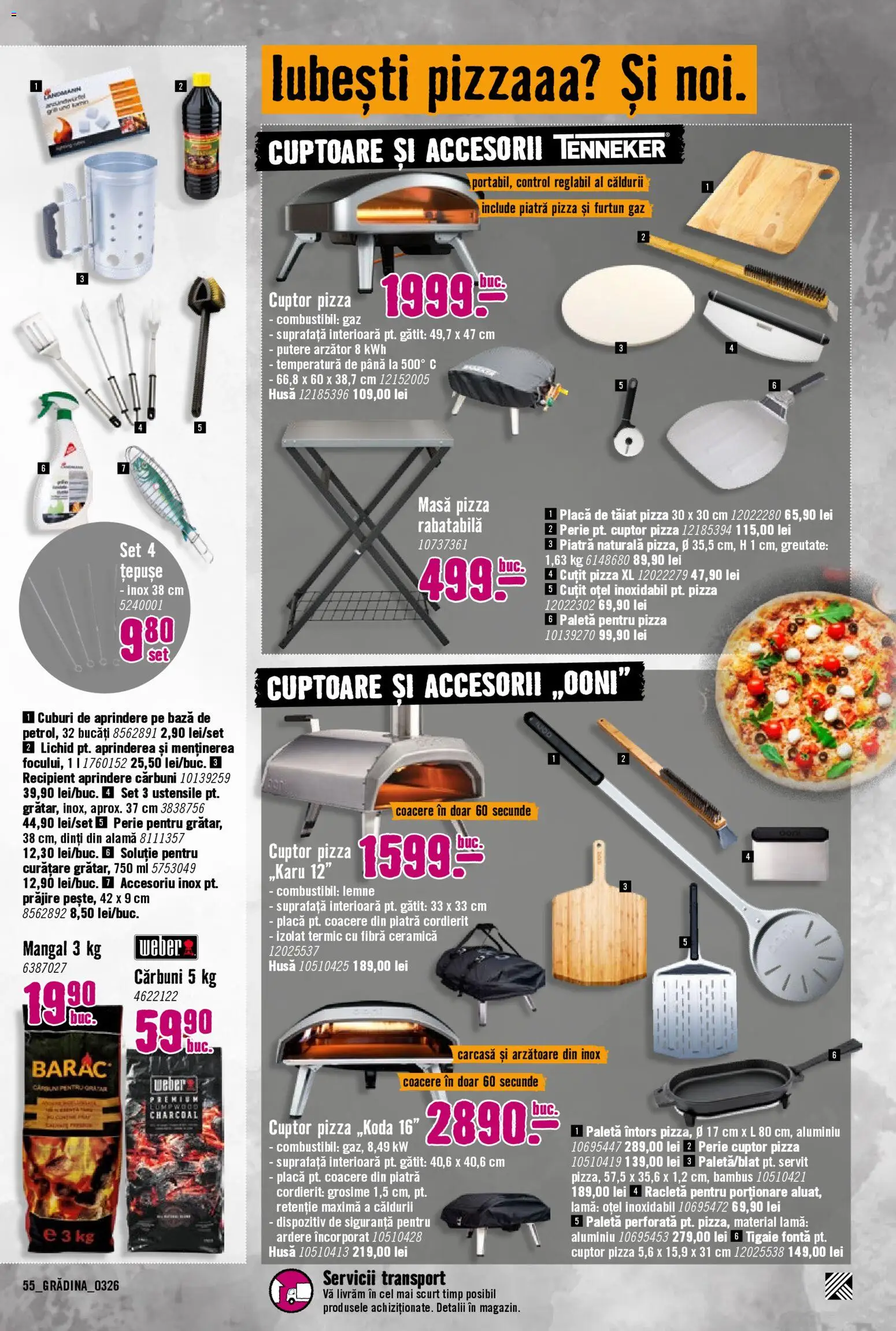 Noul catalog Hornbach – valabil de la 23.03.2026 | Pagină: 55 | Produse: Carcasă, Masă, Perie, Pizza