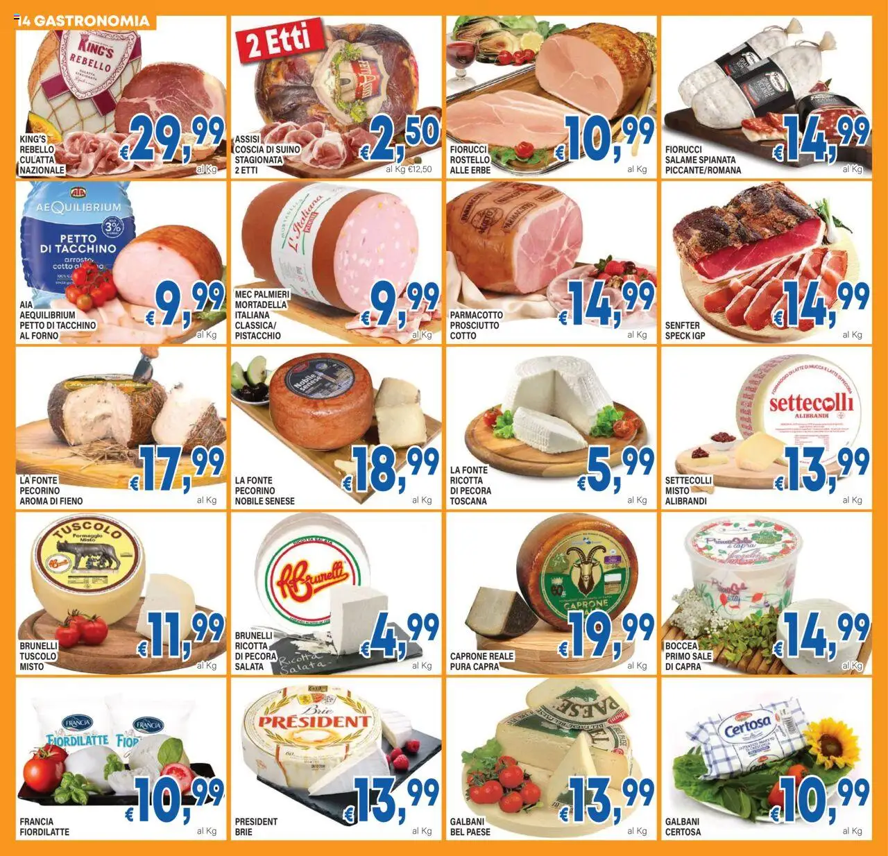 Volantino DEM del 27.08.2025 | Pagina: 14 | Prodotti: Salame, Tacchino, Latte, Mortadella