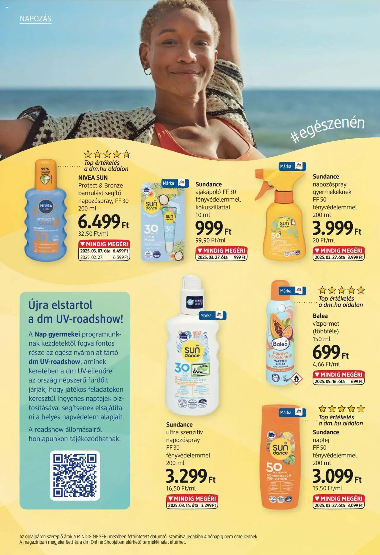 DM Drogerie Markt akciós ujság - amely érvényes a következő dátumtól: 17.07.2025 | Oldal: 8 | Termékek: Naptej