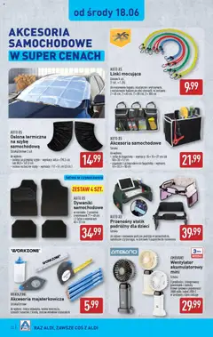 Aldi Gazetka od 16.06.2025 | Strona: 22 | Produkty: Kabel, Torba, Powerbank, Wentylator