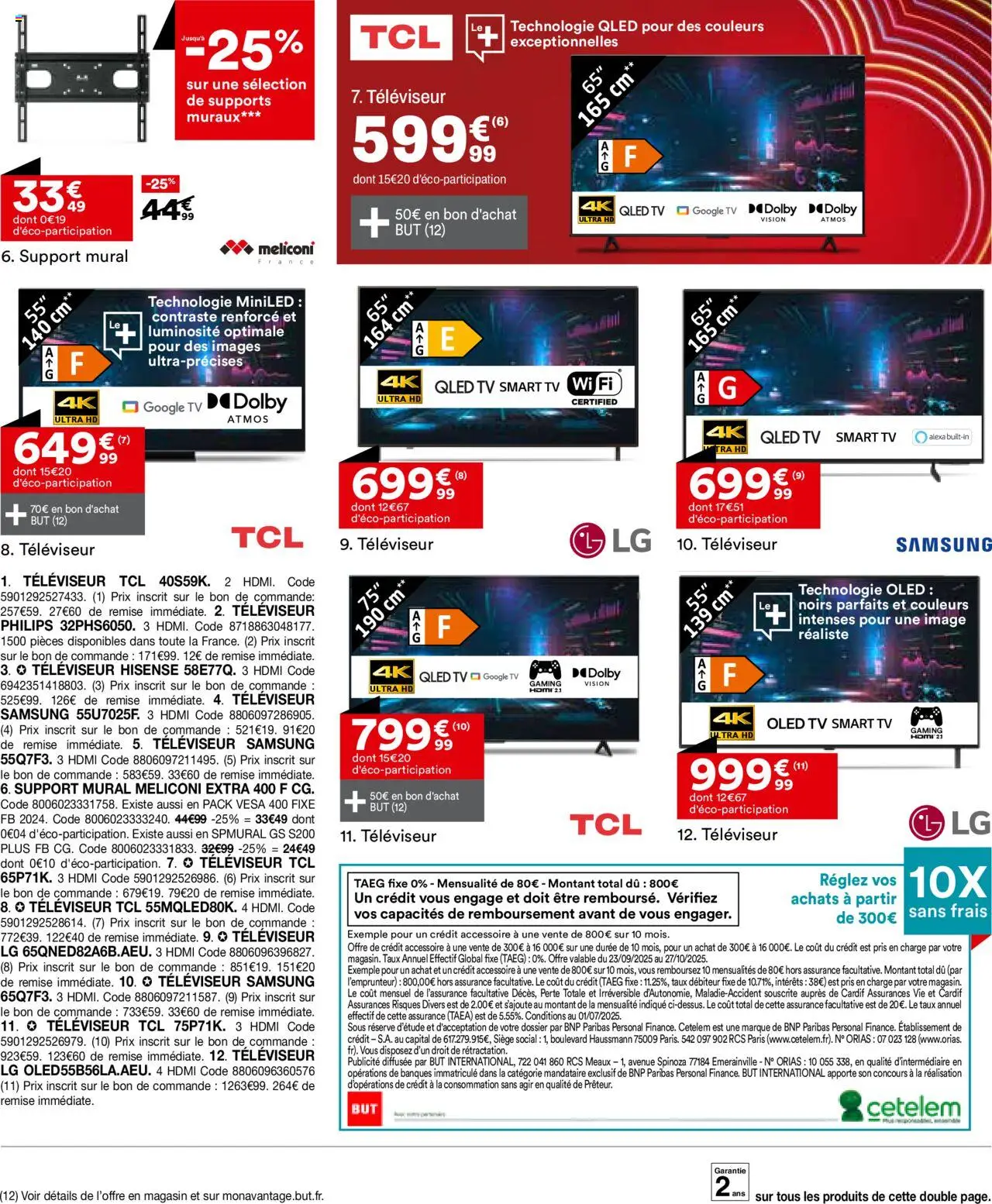  | Page: 3 | Produits: Support mural, Televiseur, Smart TV