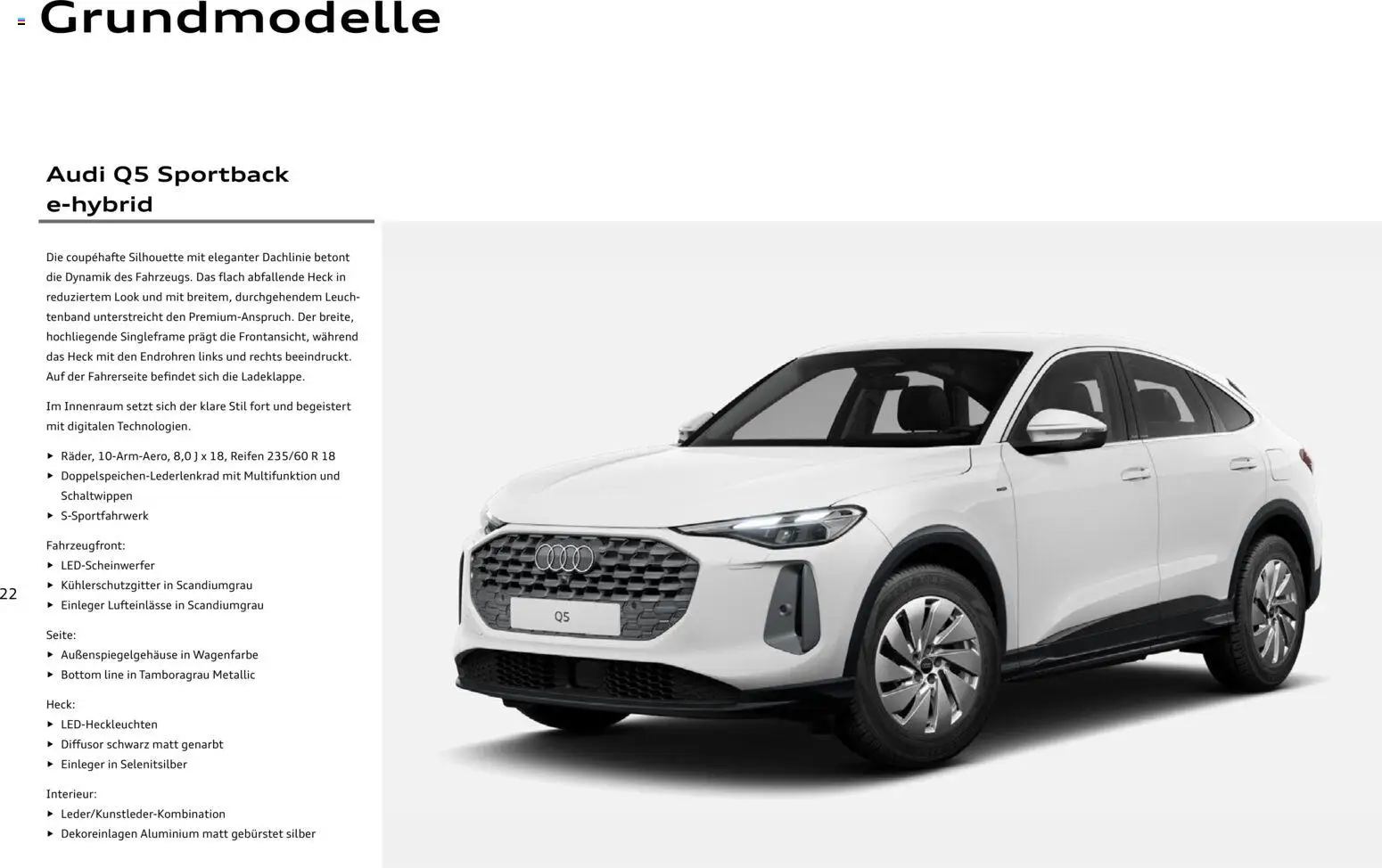 Audi Q5 – gültig ab 28.10.2025 | Seite: 22