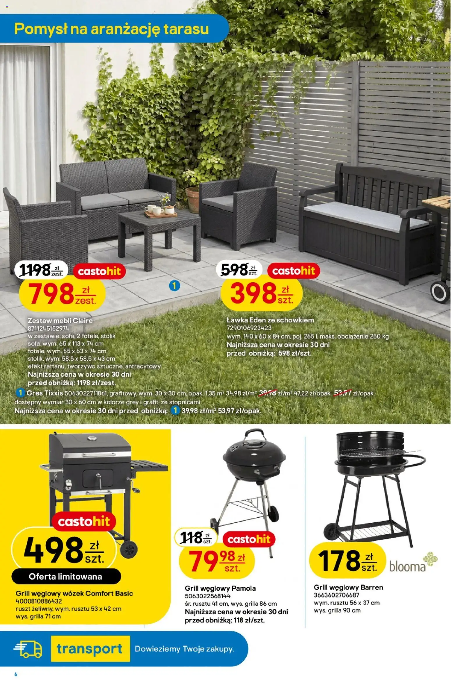 Castorama gazetka od 22.04.2026 | Strona: 6 | Produkty: Grill, Ruszt
