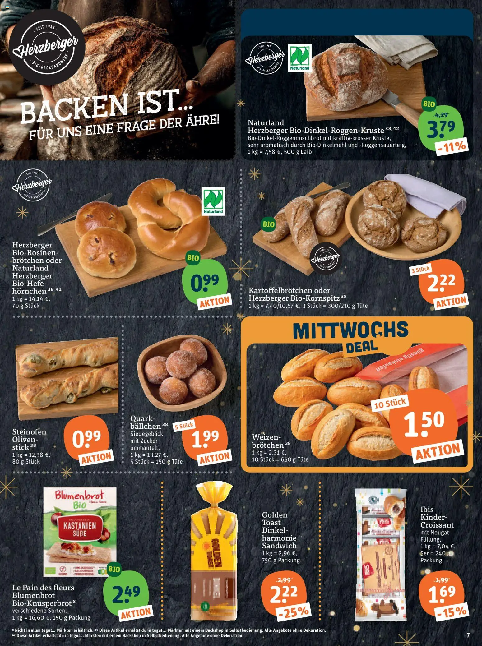 Tegut Prospekt – gültig ab 01.12.2025 | Seite: 9 | Produkte: Quark, Toast, Croissant, Zucker