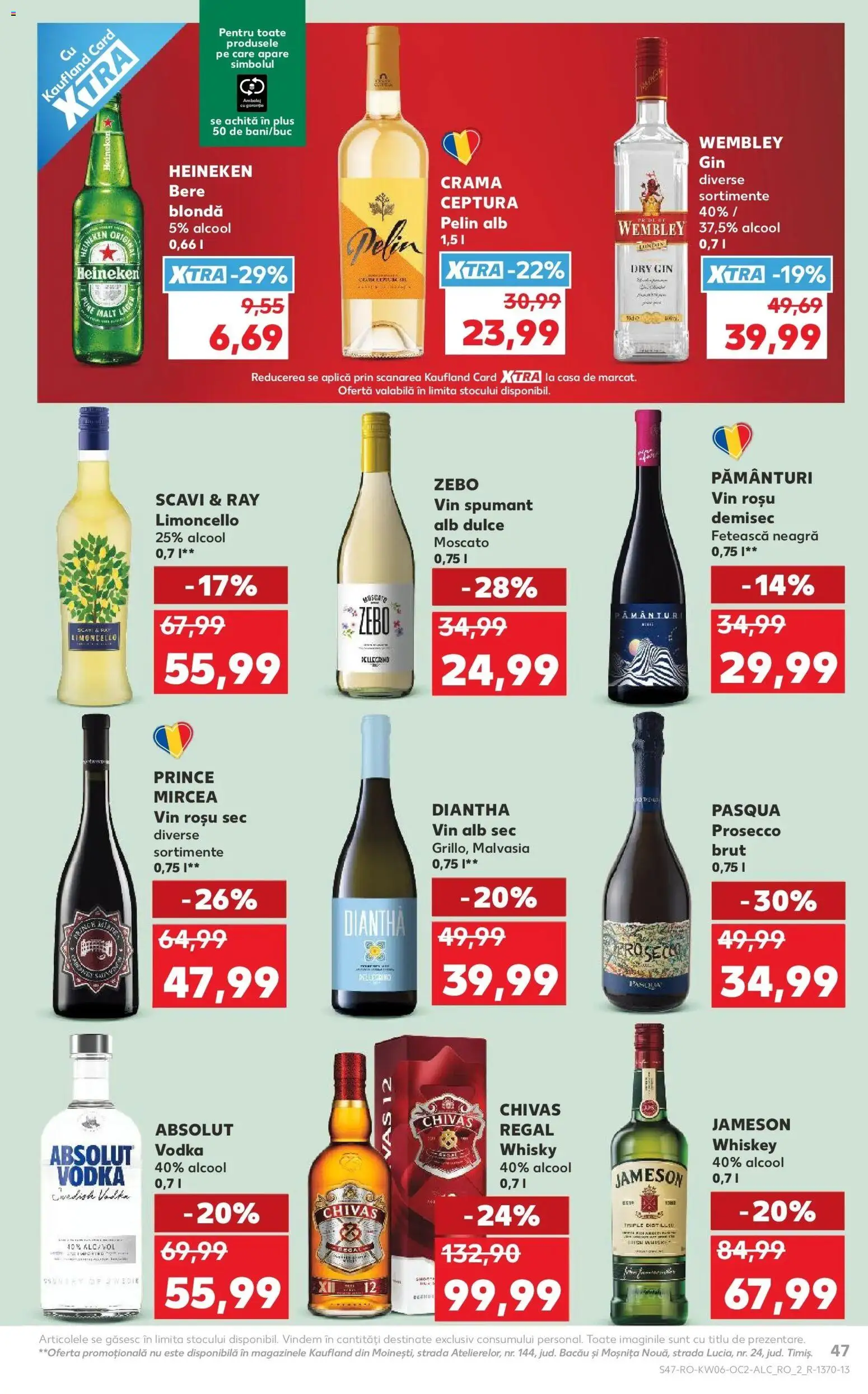 Noul catalog Kaufland – valabil de la 04.02.2026 | Pagină: 47 | Produse: Pat, Vin, Vodka, Whiskey