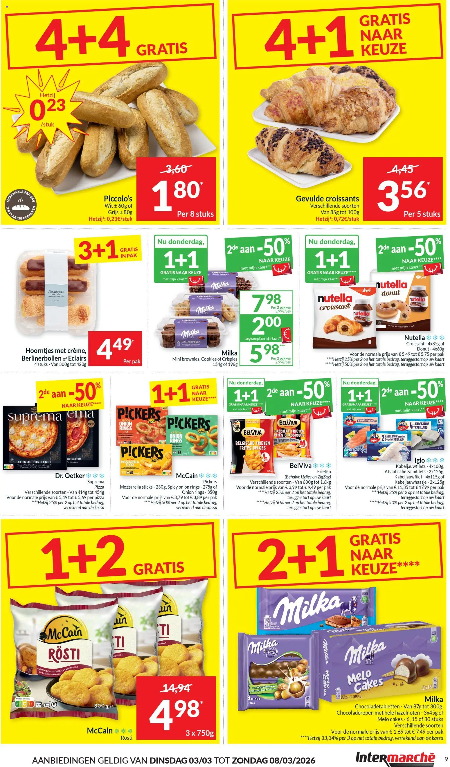 {H1} | Pagina: 9 | Producten: Mozzarella, La, Brownies, Kaart