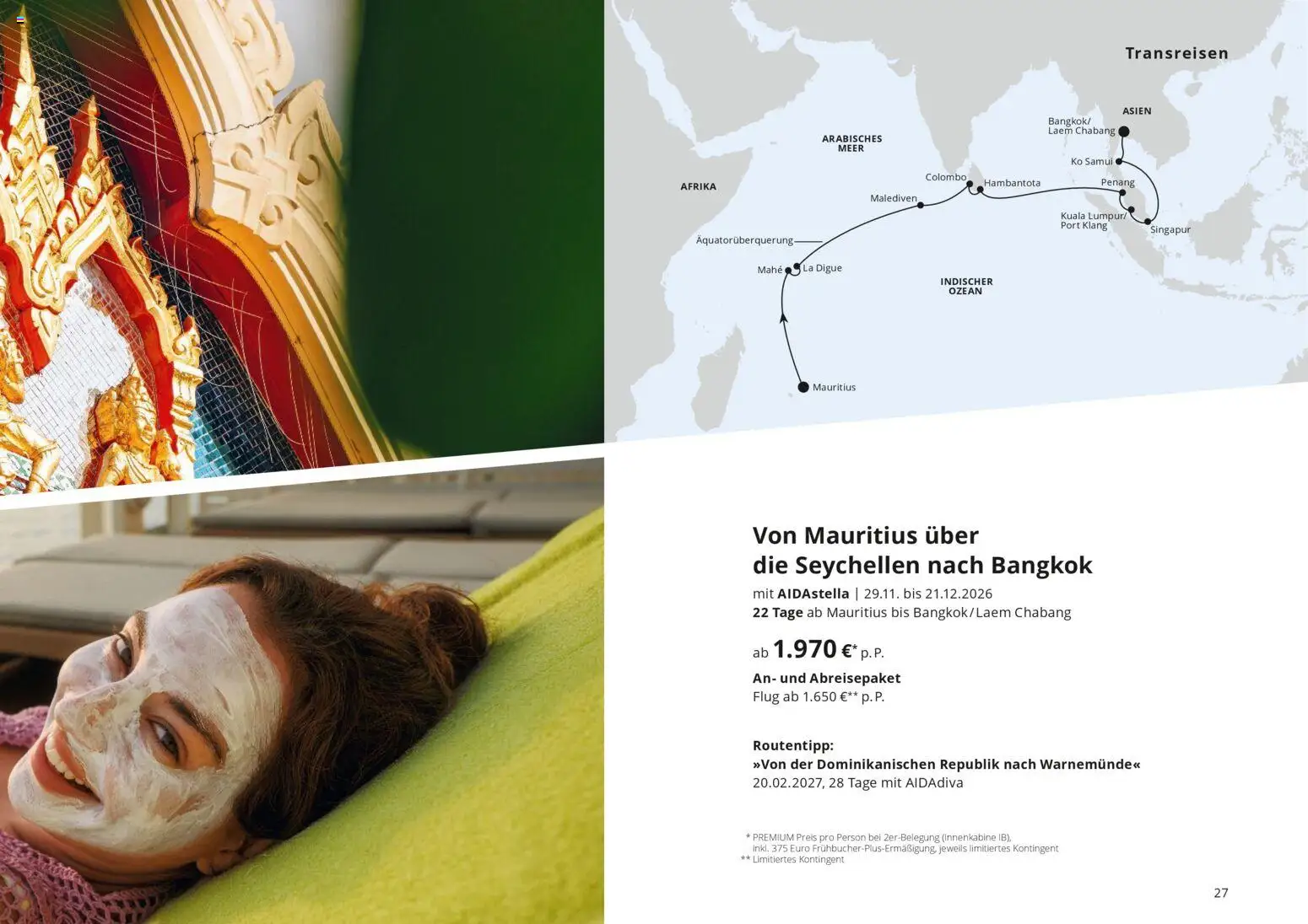 Aida AIDAselection – gültig ab 01.04.2026 | Seite: 27